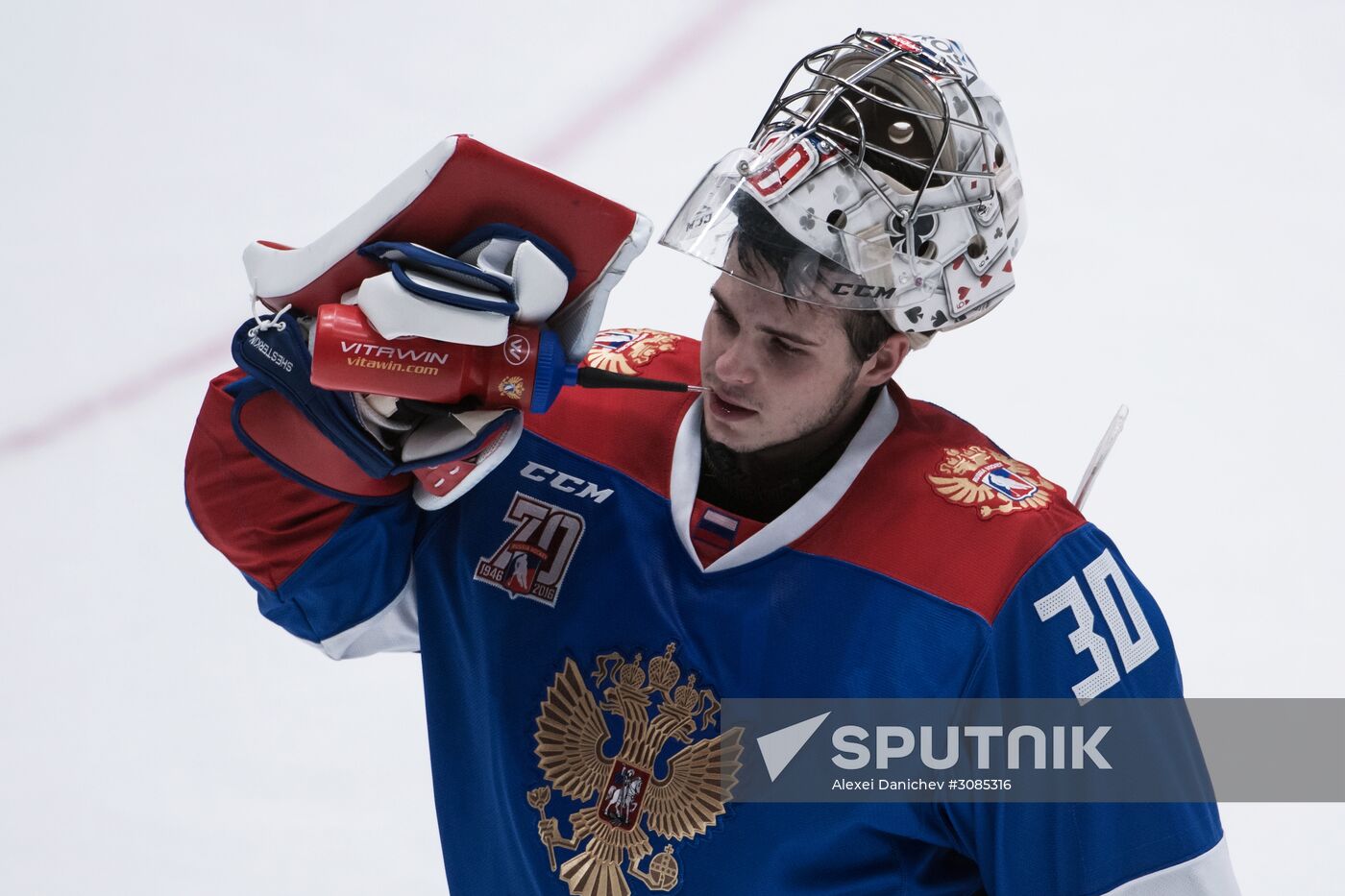 Ice hockey. Alrosa Cup. Norway vs. Russia