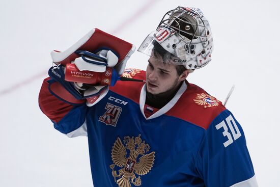 Ice hockey. Alrosa Cup. Norway vs. Russia