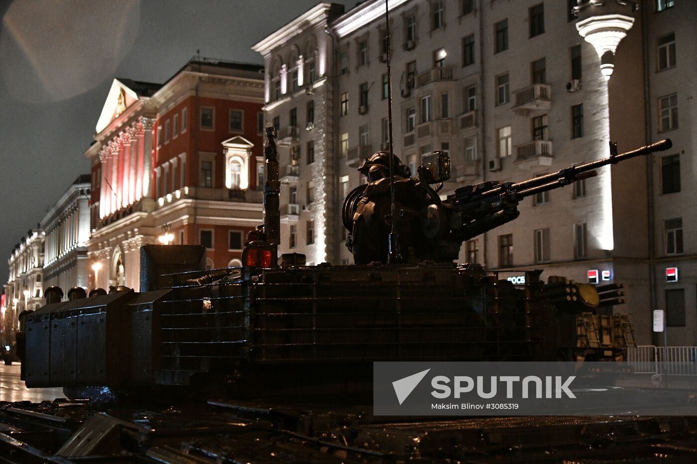Victory Day Parade rehearsal on Red Square