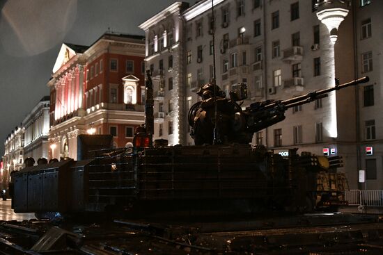Victory Day Parade rehearsal on Red Square