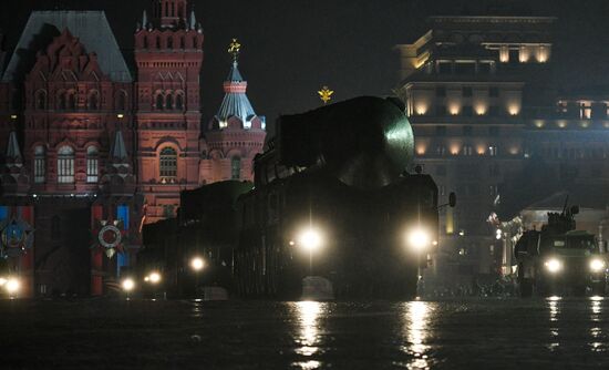 Victory Day Parade rehearsal on Red Square