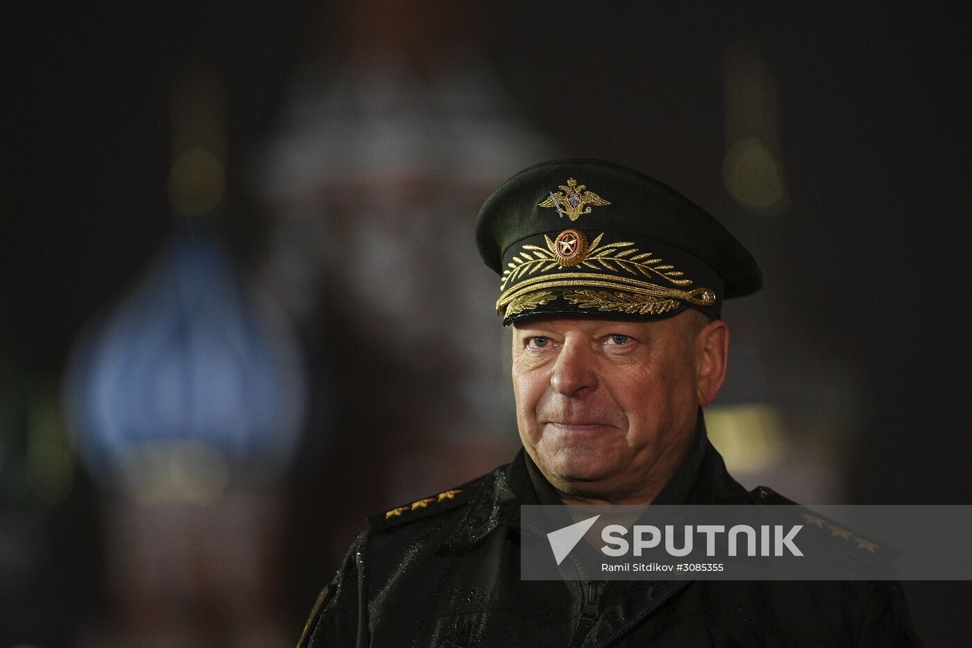 Rehearsing for Victory Day parade on Red Square