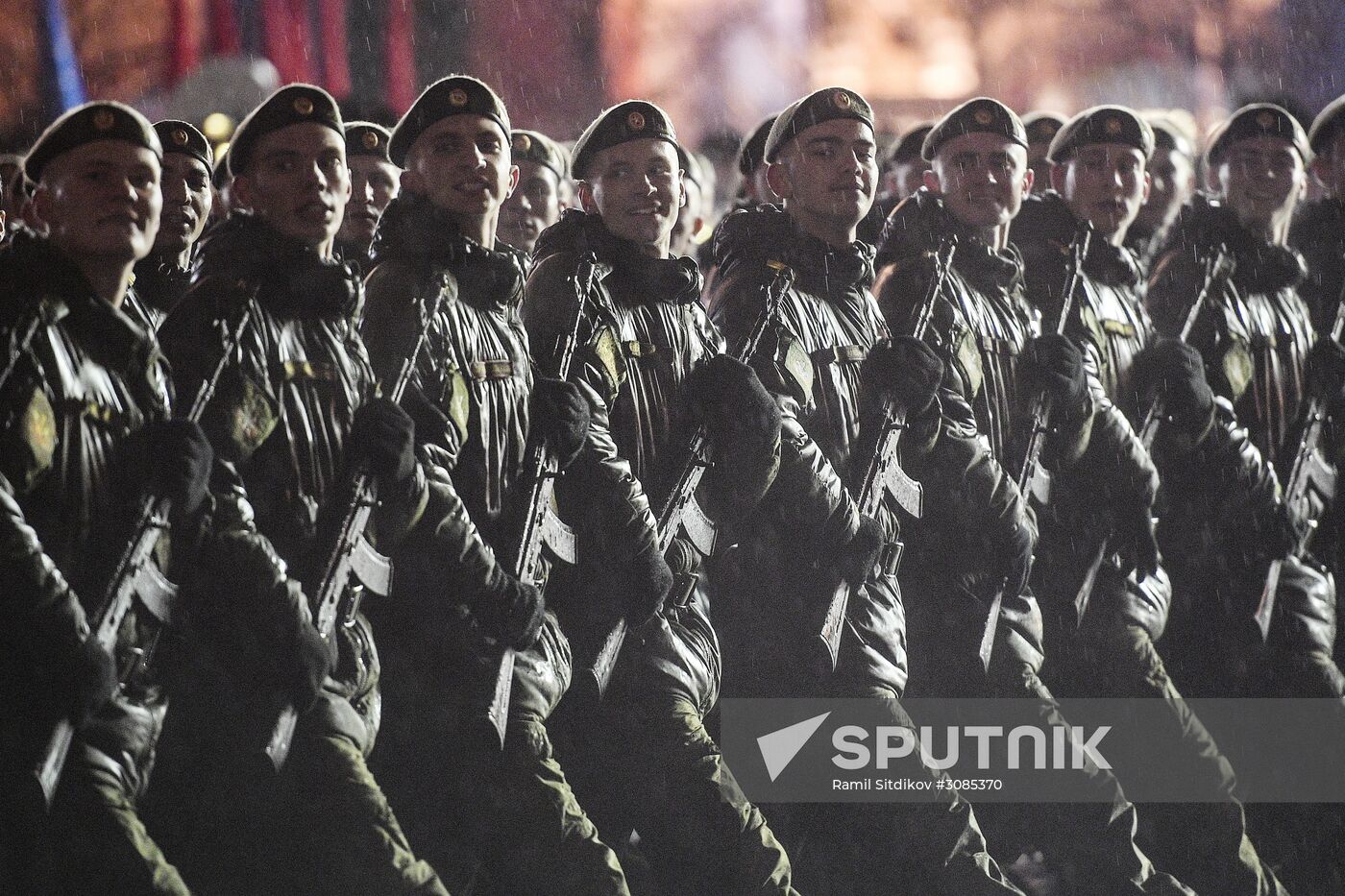 Victory Day Parade rehearsal on Red Square