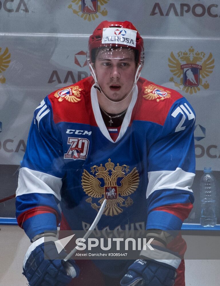 Ice hockey. Alrosa Cup. Norway vs. Russia
