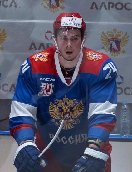 Ice hockey. Alrosa Cup. Norway vs. Russia