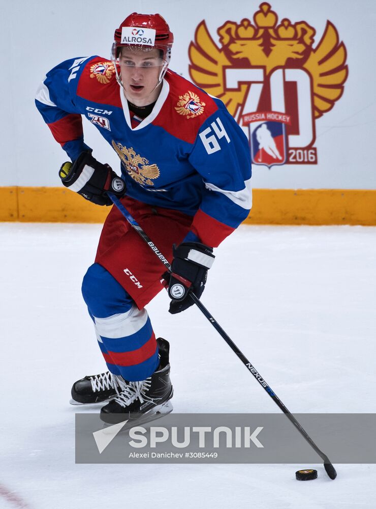 Ice hockey. Alrosa Cup. Norway vs. Russia