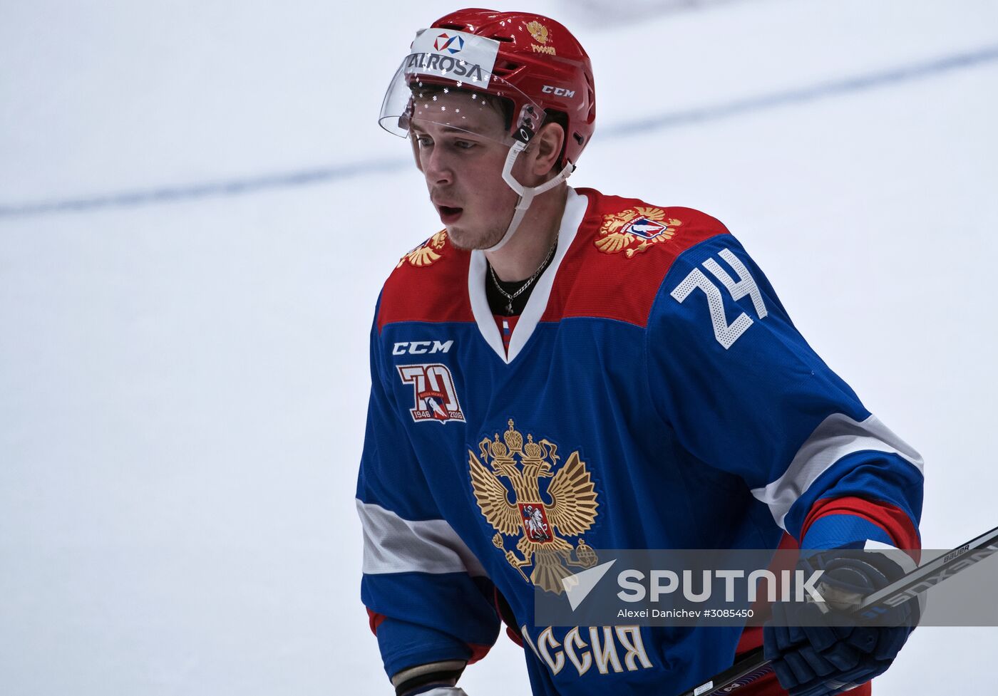 Ice hockey. Alrosa Cup. Norway vs. Russia