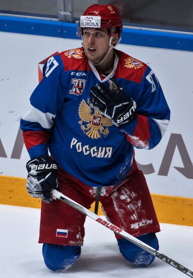 Ice hockey. Alrosa Cup. Norway vs. Russia