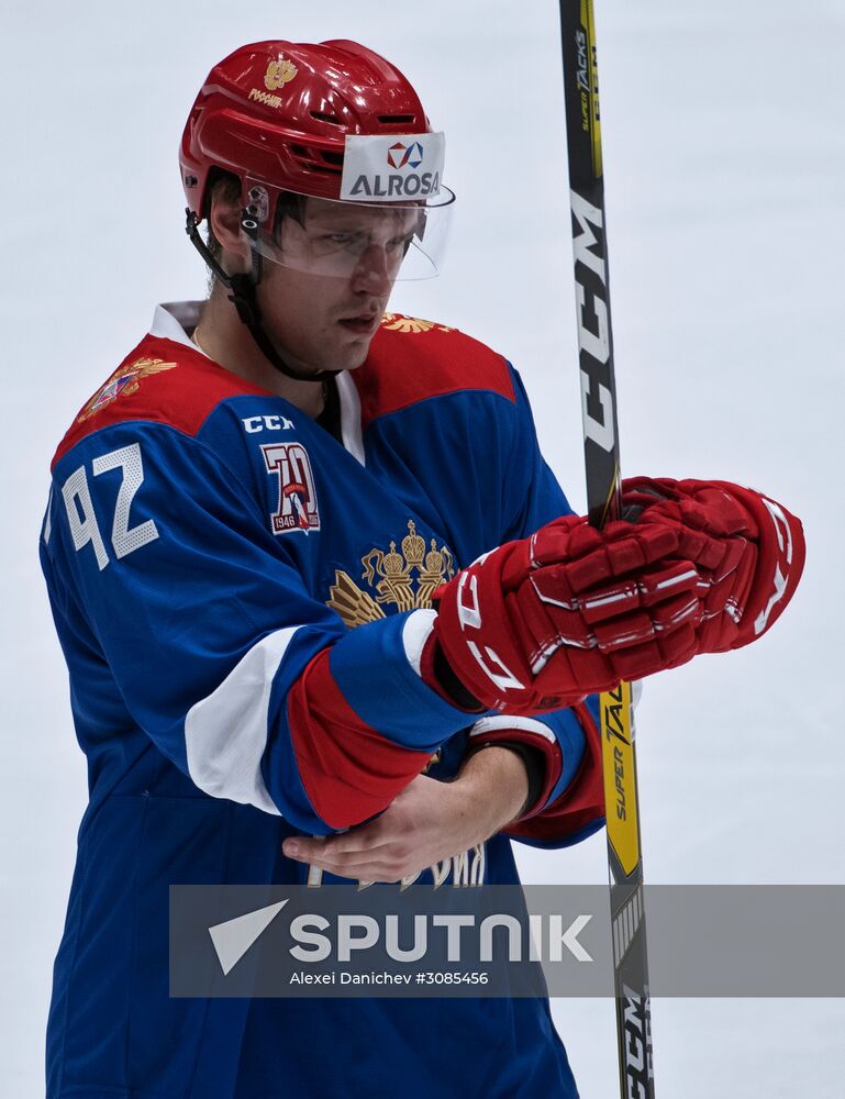 Ice hockey. Alrosa Cup. Norway vs. Russia