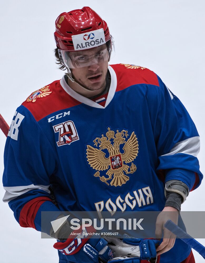 Ice hockey. Alrosa Cup. Norway vs. Russia
