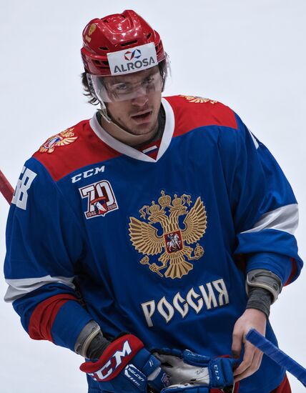 Ice hockey. Alrosa Cup. Norway vs. Russia