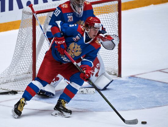 Ice hockey. Alrosa Cup. Norway vs. Russia