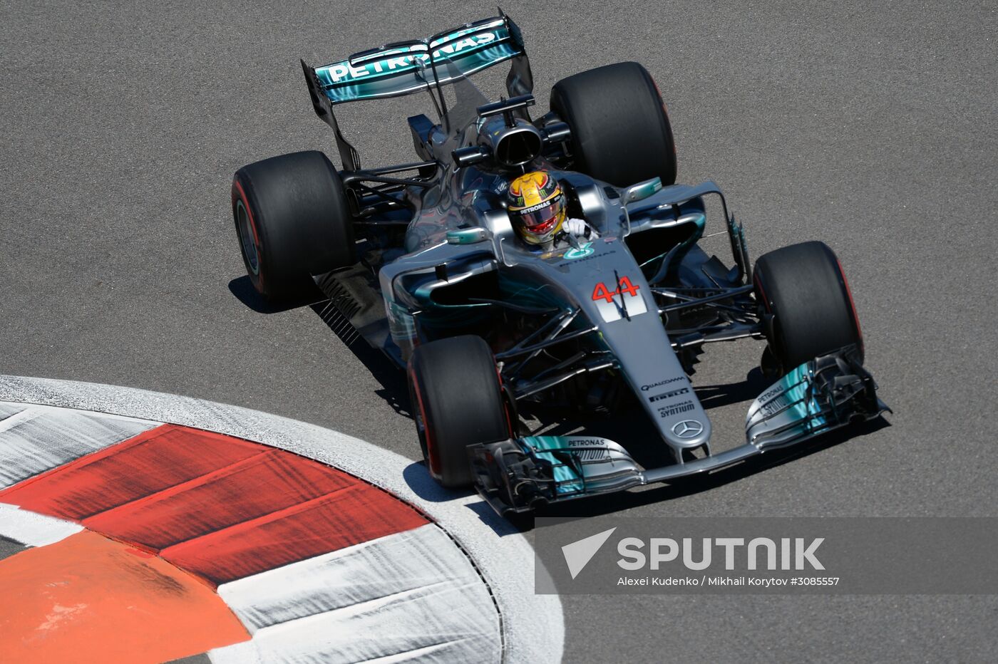 Car racing. Formula 1 Grand Prix of Russia. Free races. First session