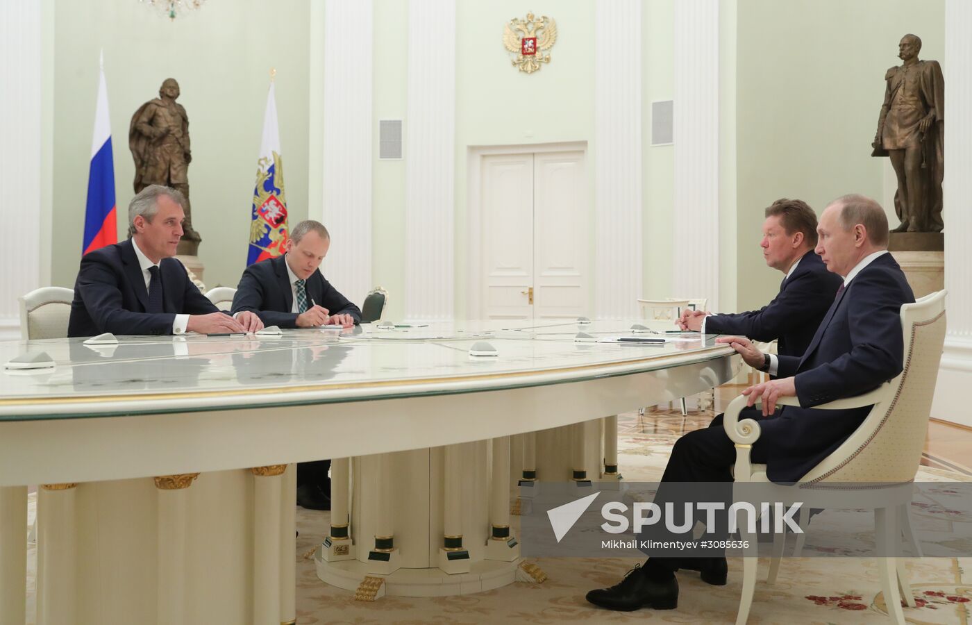 President Putin meets with OMV AG CEO Rainer Seele