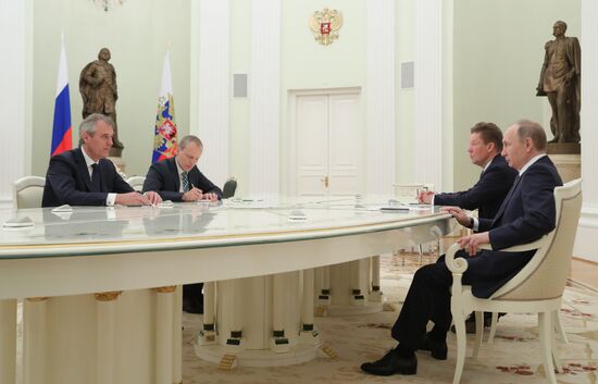 President Putin meets with OMV AG CEO Rainer Seele
