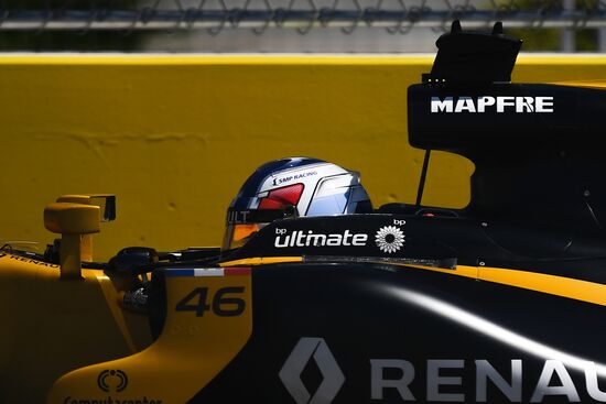 Car racing. Formula 1 Grand Prix of Russia. Free races. First session