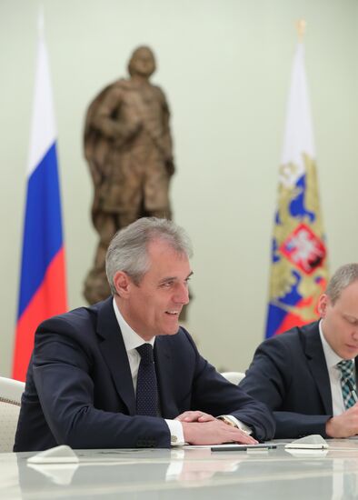 President Putin meets with OMV AG CEO Rainer Seele