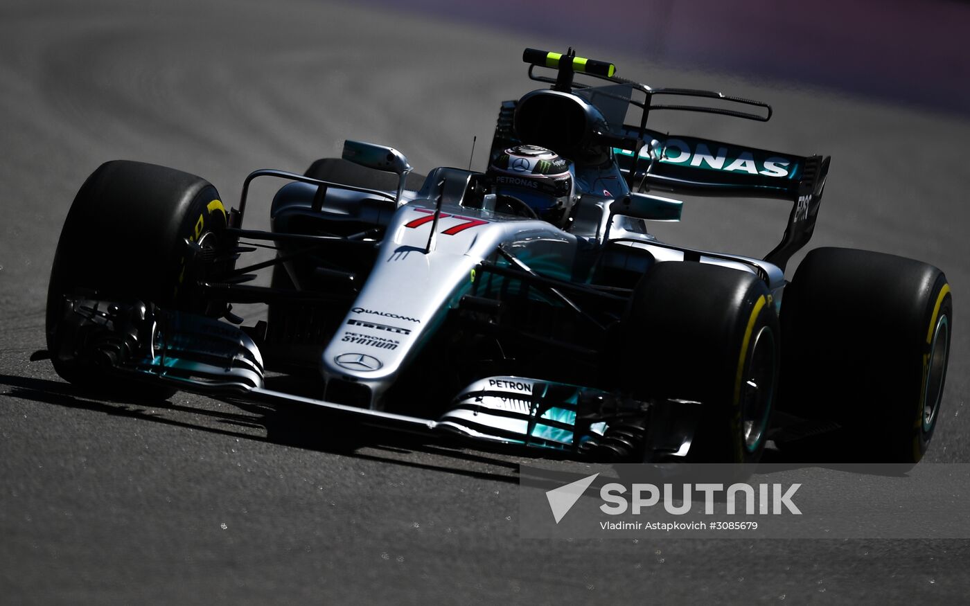 Car racing. Formula 1 Grand Prix of Russia. Free races. First session
