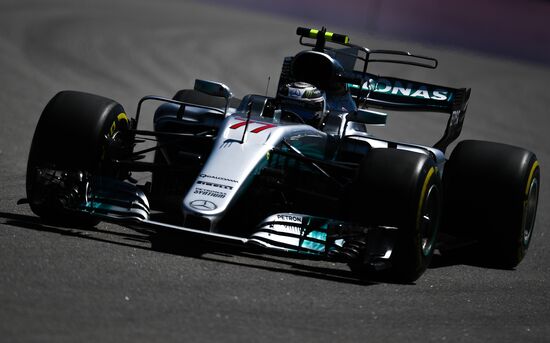 Car racing. Formula 1 Grand Prix of Russia. Free races. First session