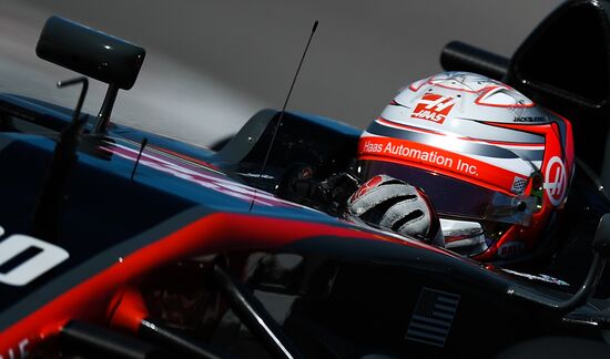 Car racing. Formula 1 Grand Prix of Russia. Free races. First session