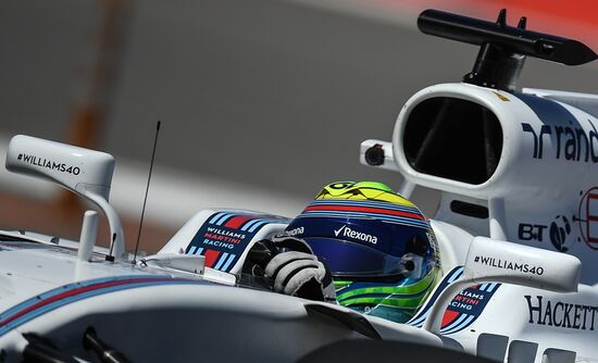 Car racing. Formula 1 Grand Prix of Russia. Free races. First session