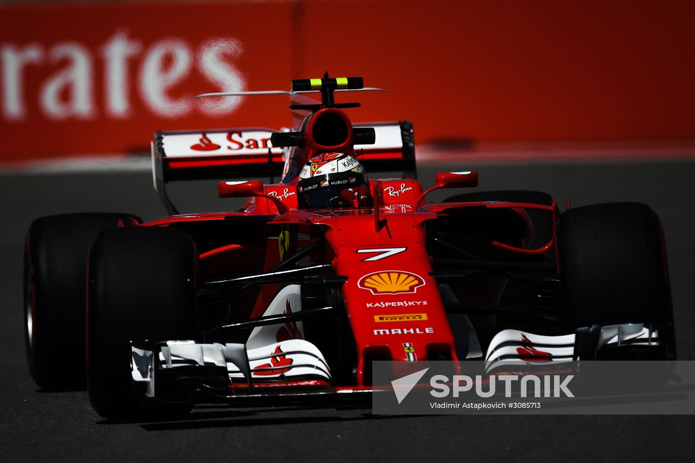 Car racing. Formula 1 Grand Prix of Russia. Free races. First session