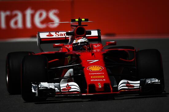 Car racing. Formula 1 Grand Prix of Russia. Free races. First session
