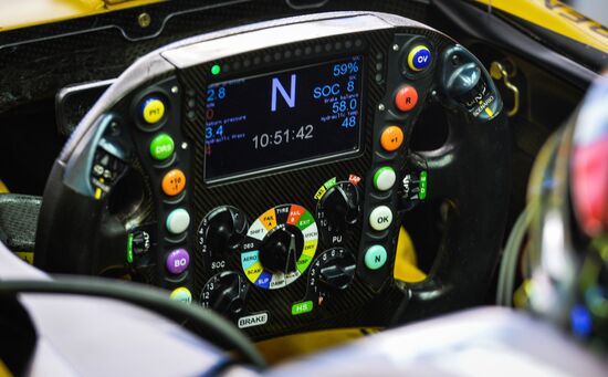 Car racing. Formula 1 Grand Prix of Russia. Free races. First session