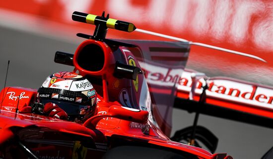 Car racing. Formula 1 Grand Prix of Russia. Free races. First session