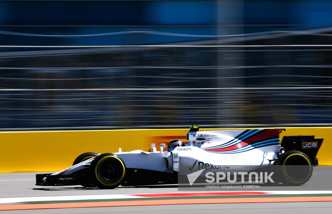 Car racing. Formula 1 Grand Prix of Russia. Free races. First session