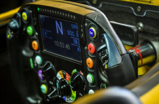 Car racing. Formula 1 Grand Prix of Russia. Free races. First session