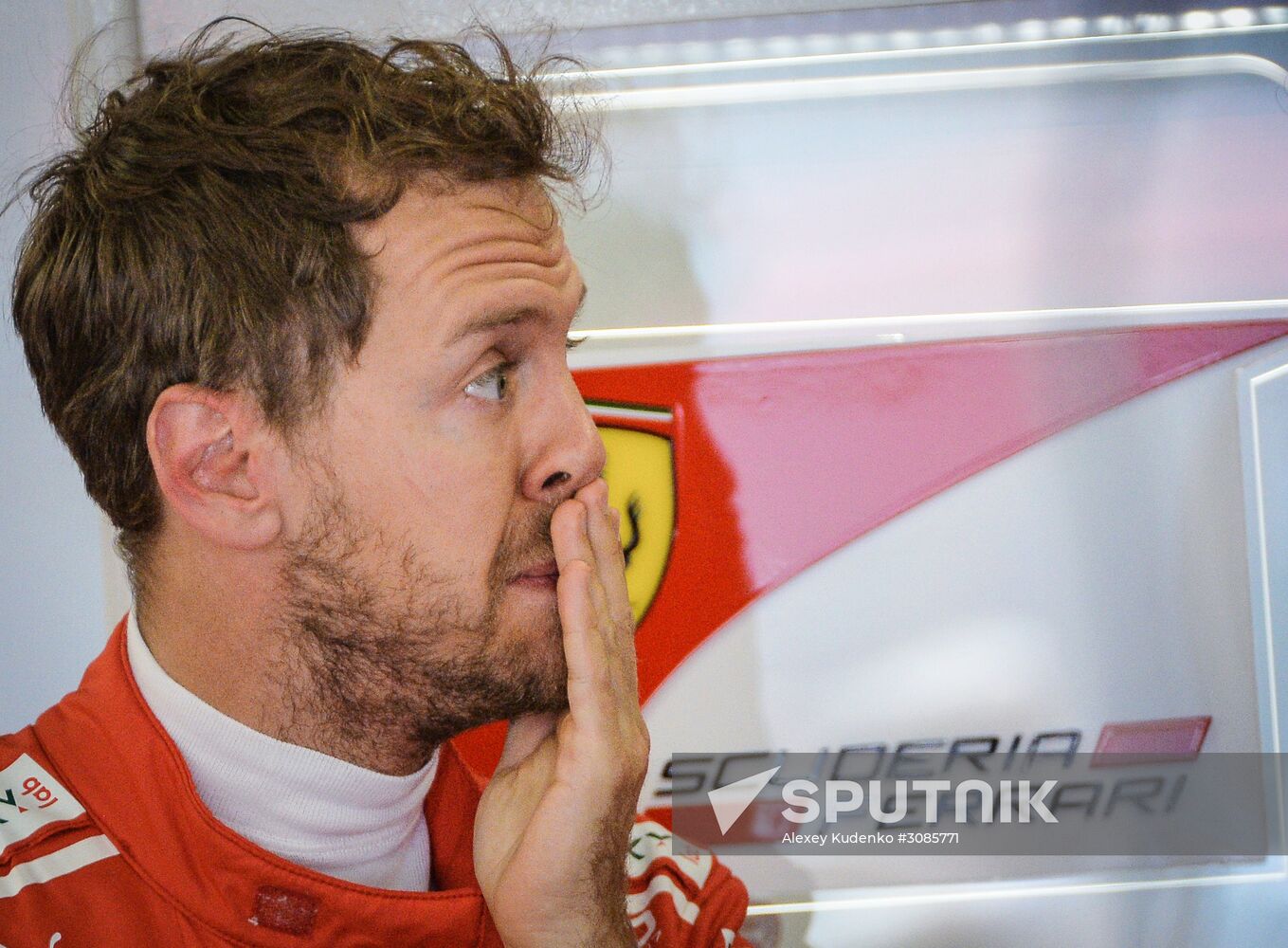 Car racing. Formula 1 Grand Prix of Russia. Free races. First session