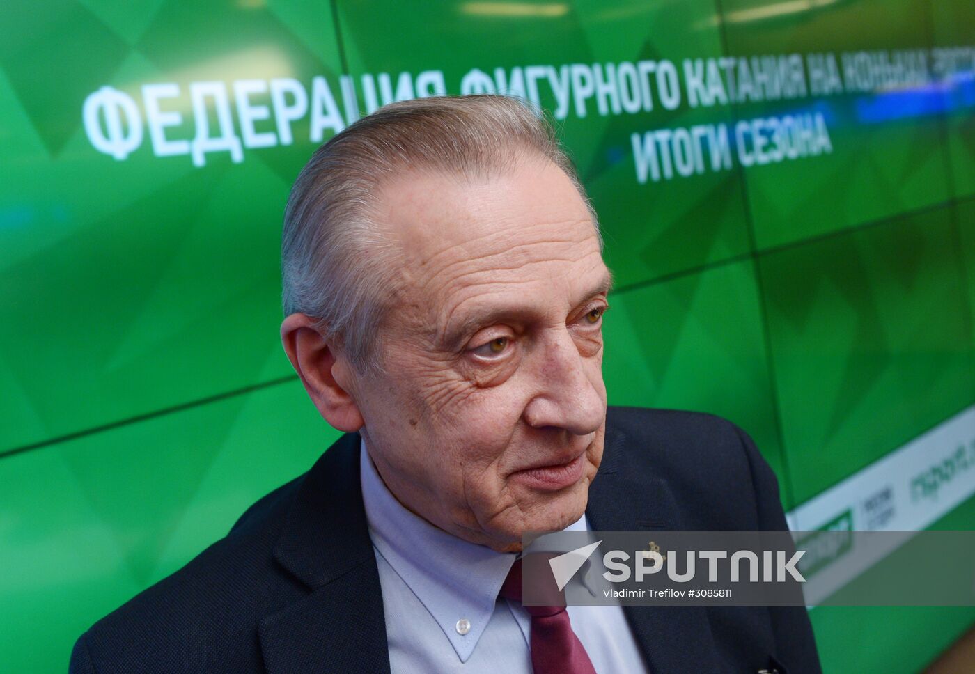 News conference of Russian Figure Skating Federation