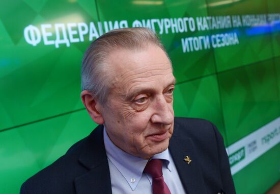 News conference of Russian Figure Skating Federation