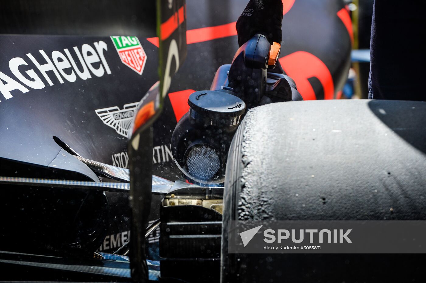Car racing. Formula 1 Grand Prix of Russia. Free races. First session