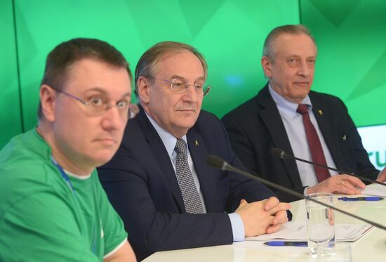 News conference of the Russian Figure Skating Federation