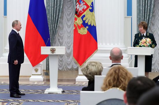 President Putin presents Hero of Labor medals