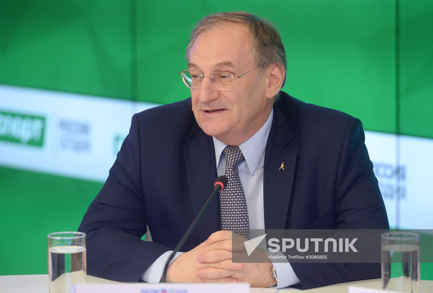 News conference of Russian Figure Skating Federation