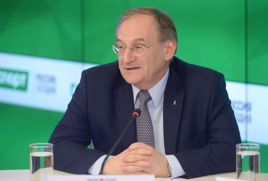 News conference of Russian Figure Skating Federation