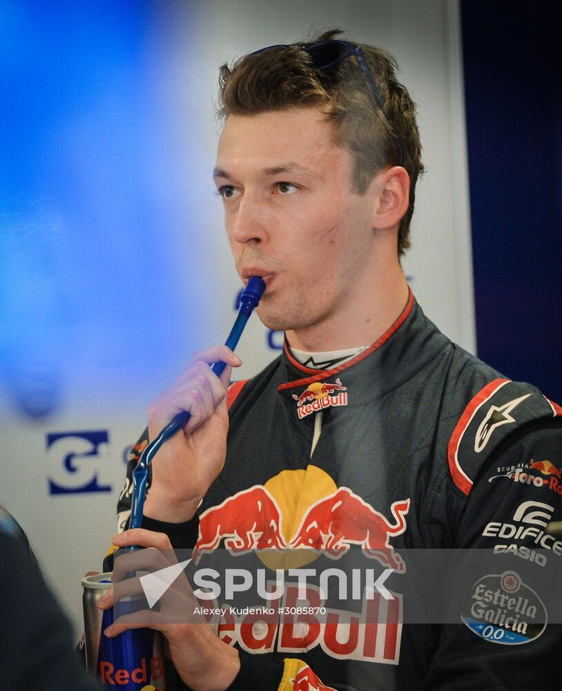 Car racing. Formula 1 Grand Prix of Russia. Free races. First session