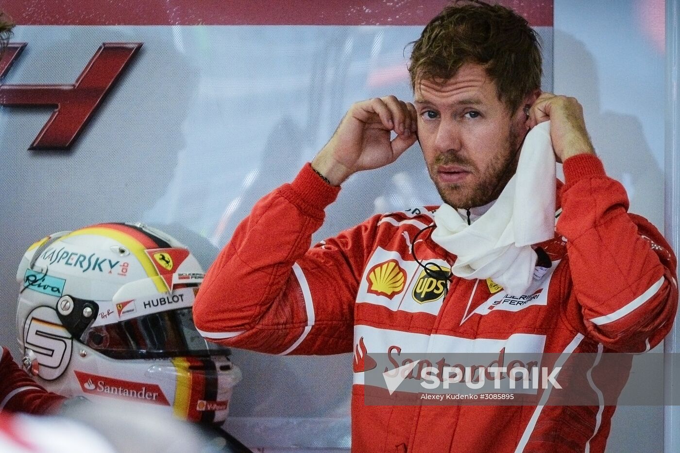 Car racing. Formula 1 Grand Prix of Russia. Free races. First session