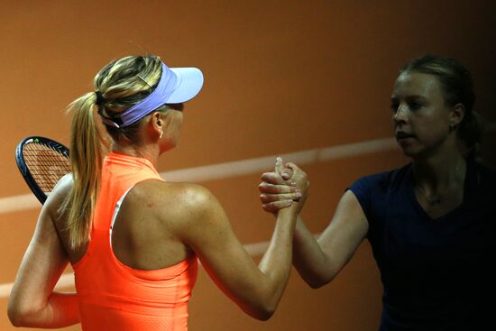 WTA Porsche Tennis Grand Prix 2017. Day Five