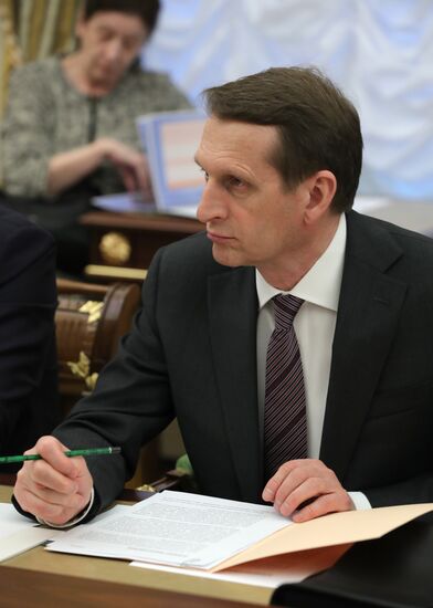 President Putin chairs Security Council meeting