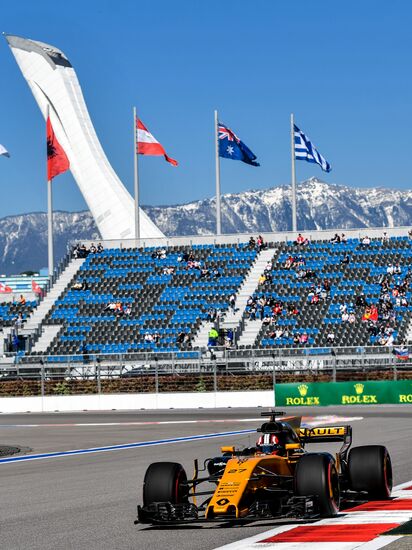 2017 Formula 1 VTB Russian Grand Prix. Second practice session