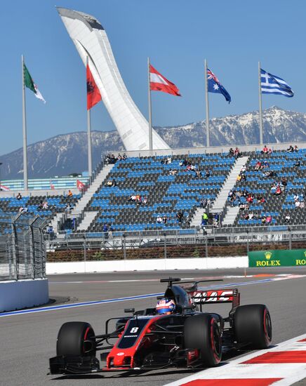 2017 Formula 1 VTB Russian Grand Prix. Second practice session