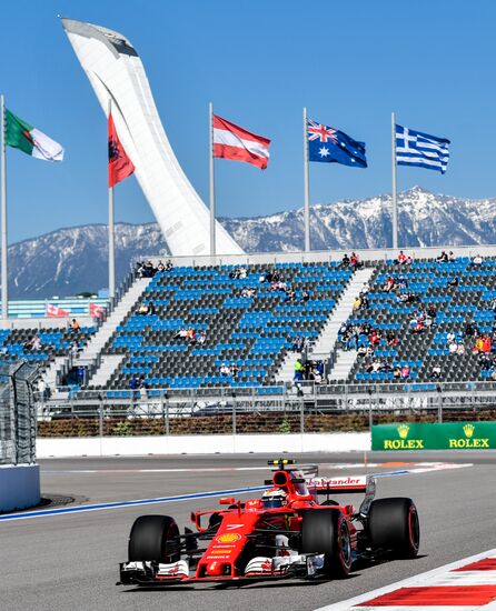 2017 Formula 1 VTB Russian Grand Prix. Second practice session