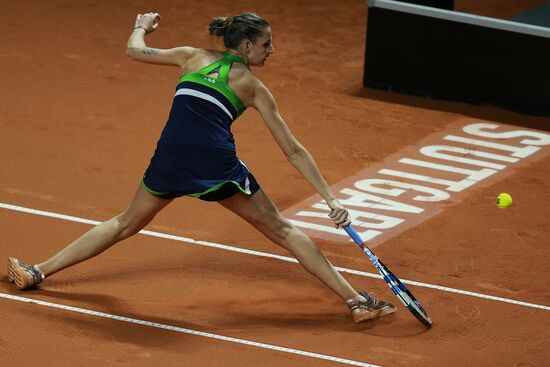 WTA Porsche Tennis Grand Prix 2017. Day Five