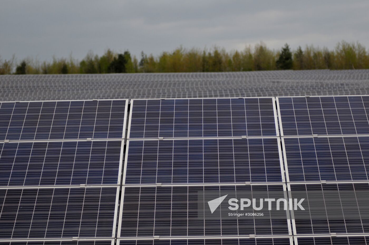 Solar photo electric power station in Lviv Region