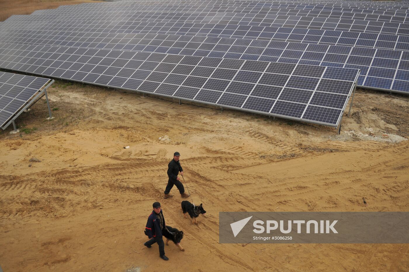 Solar photo electric power station in Lviv Region