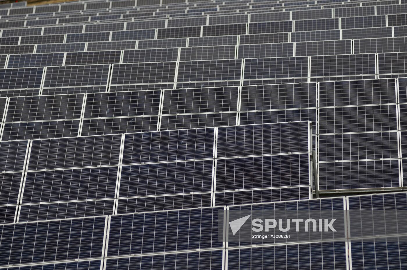 Solar photo electric power station in Lviv Region